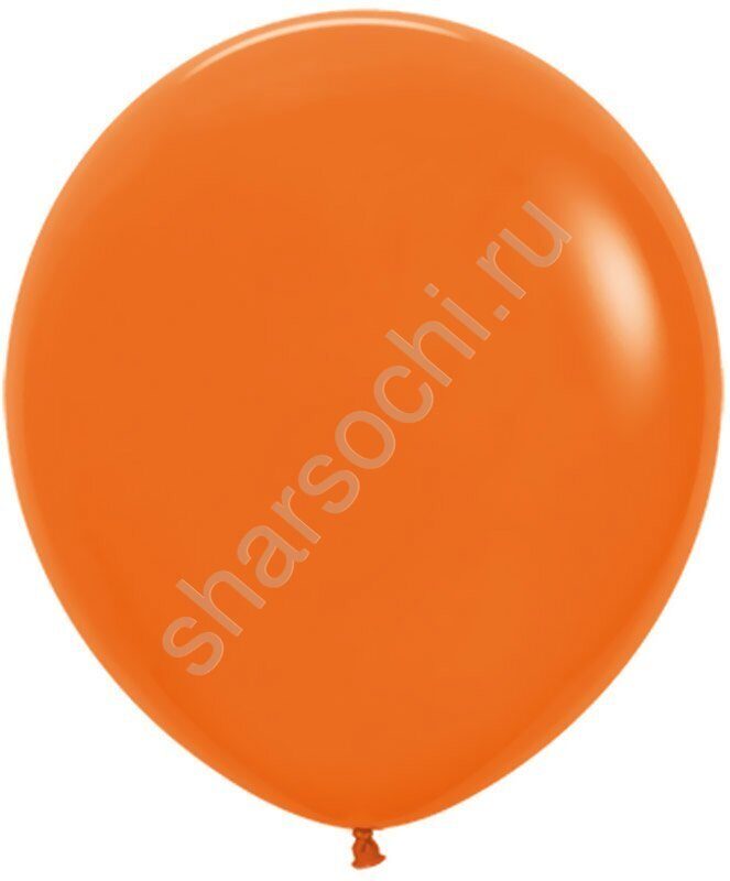 Шар (30''/76 см) Оранжевый (061), пастель, 20 шт.